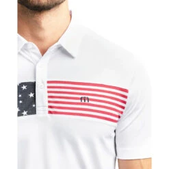 TravisMathew Sea To Sea White Mens Golf Polo -Cheap Golf Shop 12285 WHITE1WHT 2