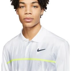 Nike Dri-FIT Vapor Printed Mens Golf Polo -Cheap Golf Shop 13205 100WHITE 1