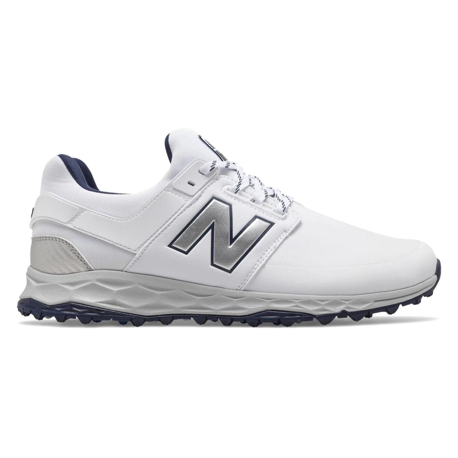 New Balance Fresh Foam LinksSL White Mens Golf Shoes 1 New Balance Fresh Foam LinksSL White Mens Golf Shoes