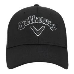 Callaway Mesh Fitted Black Charcoal Mens Cap -Cheap Golf Shop 16122 2