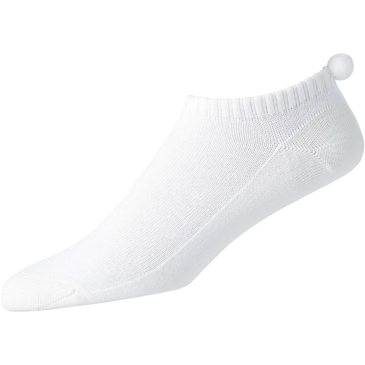 FootJoy ProDry Lightweight Pom Pom White Womens Golf Socks 1 FootJoy ProDry Lightweight Pom Pom White Womens Golf Socks