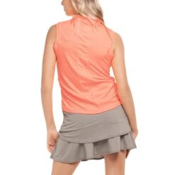 Lucky In Love Aspire Rib Womens Golf Tank Top -Cheap Golf Shop 23661 PEACHGLOW805 2 3500101b dc96 4bfd 9958 2bf9dc194f68