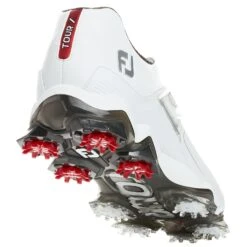FootJoy Tour X Spiked Mens Golf Shoes -Cheap Golf Shop 26129 WHITERED 3