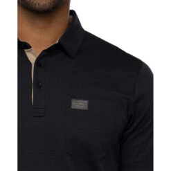 TravisMathew Valetta Black Mens Golf Polo 5 TravisMathew Valetta Black Mens Golf Polo -Cheap Golf Shop 27014 BLACK0BLK 2