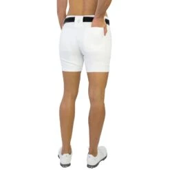 JoFit Belted 7.5 In Womens Golf Shorts -Cheap Golf Shop GB505 WHTWHITE 1